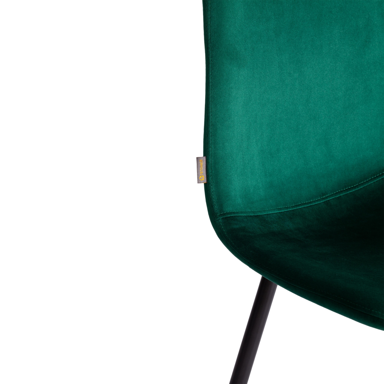 Стул BREEZE (mod. JSC-58) Велюр/металл , 44 х 53 х 86 см, Green (зеленый) HLR56 / черный