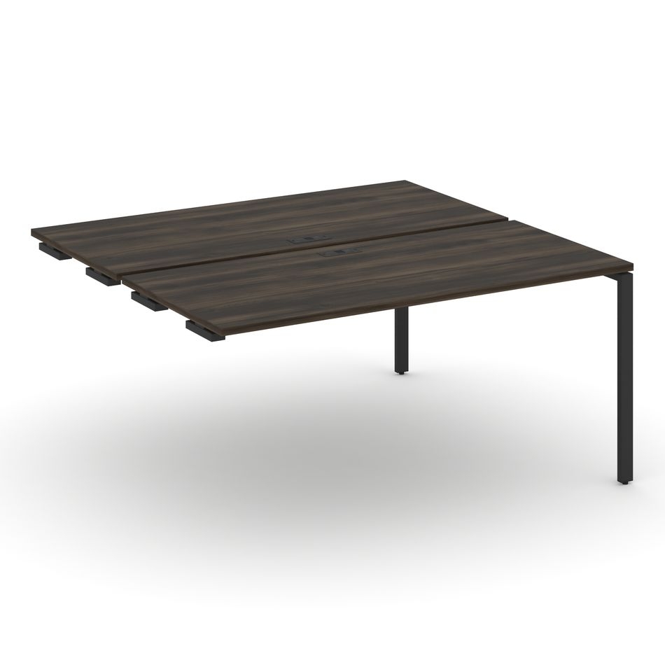 Двойной стол-приставка к опорным тумбам/шкафам CONCEPT CN.DSPR-004 Дуб Мали Антрацит