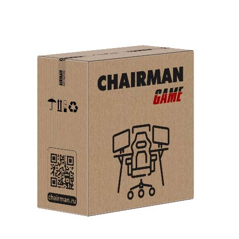 Кресло геймерское CХАИРМАН ГАМЕ 22 экокожа Серый Оранжевый / CHAIRMAN GAME