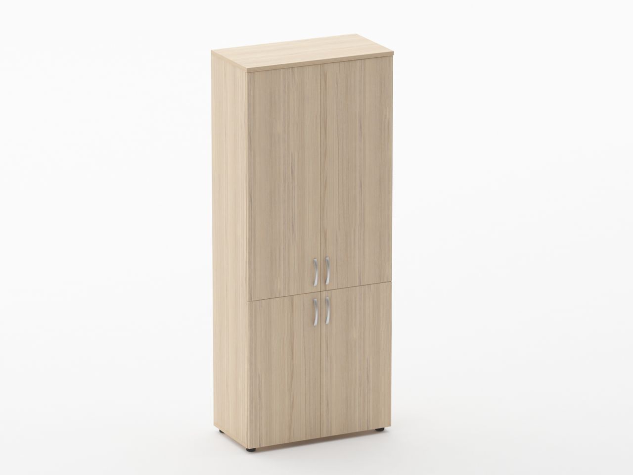 Шкаф высокий закрытый Glassy 6.19.131 Серый