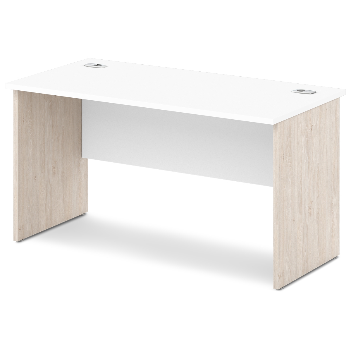 Стол прямой Sentida S-14 Дуб Верцаска светлый-Белый