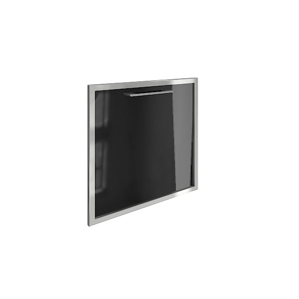Дверь стекло в раме YALTA LT-S4R Пр black
