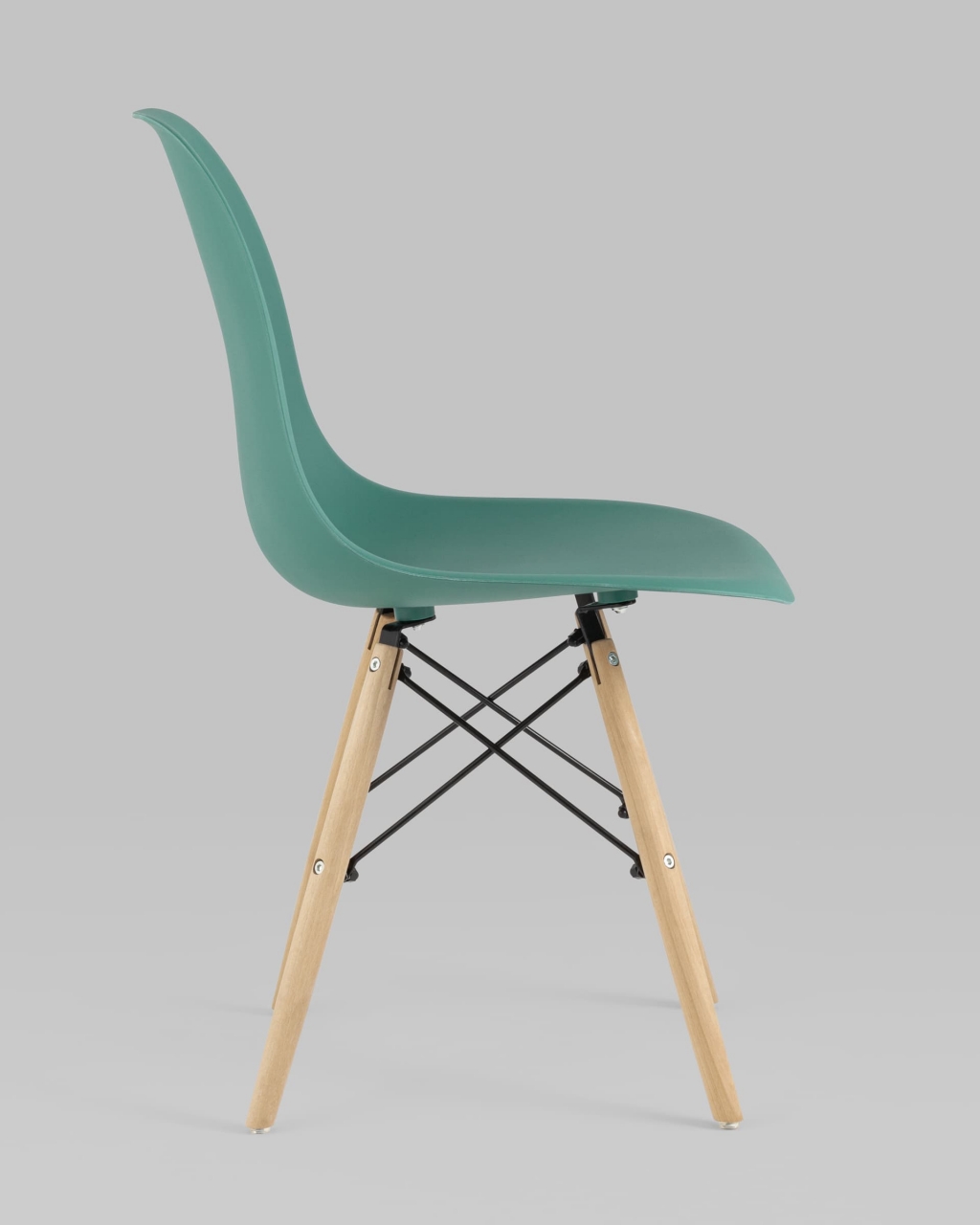 Стул Еамес Стйле ДСВ серо-зеленый 4 шт. комплект (разборный каркас) / Eames Style DSW