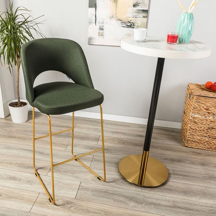Кресло Бар. Lars Б темно-зеленый/Линк золото