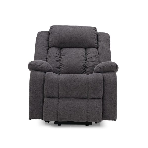 Кресло-реклайнер Eureka GER02 с подъемным механизмом, серый