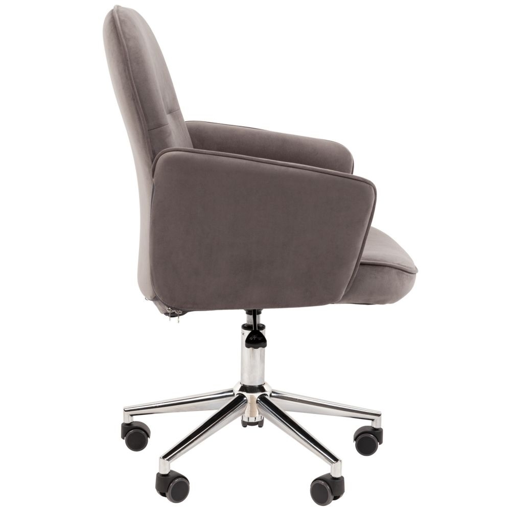 Офисное кресло CHAIRMAN ДОМ (Home) 130 велюр Серый