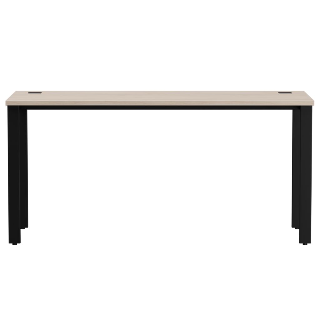 Стол прямой на металлокаркасе, опоры 45 гр Everprof EVO 254S004 Дуб Соната Черный