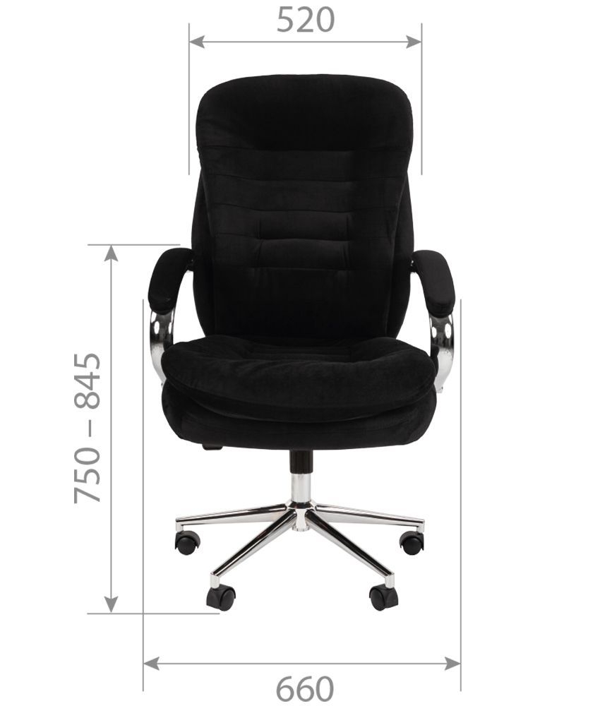 Кресло руководителя CHAIRMAN 795 HOME ткань Коричневый