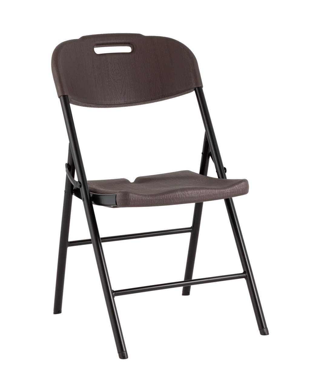 Стул складной банкетный коричневый под дерево