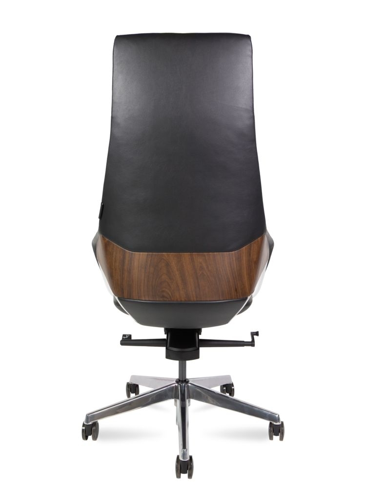 Кресло руководителя Шопен FK 0005-A BLACK LEATHER