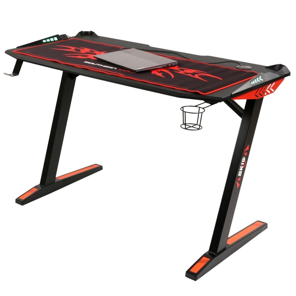 Игровой компьютерный стол SKILLL CTG-003 120X60 Черный-красный
