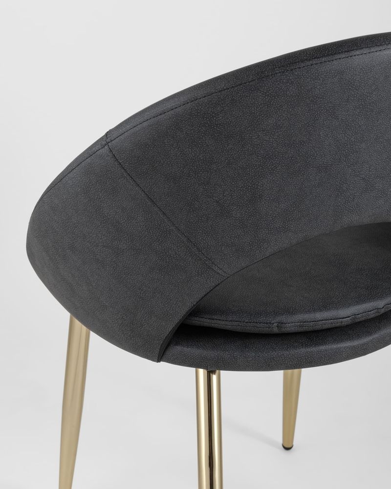 Стул Кензи экокожа  Серый