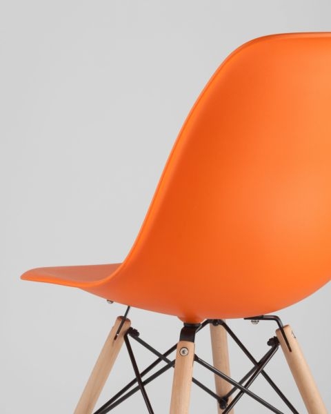 Стул Еамес Стиле ДСВ оранжевый (разборный каркас) / Eames Style DSW