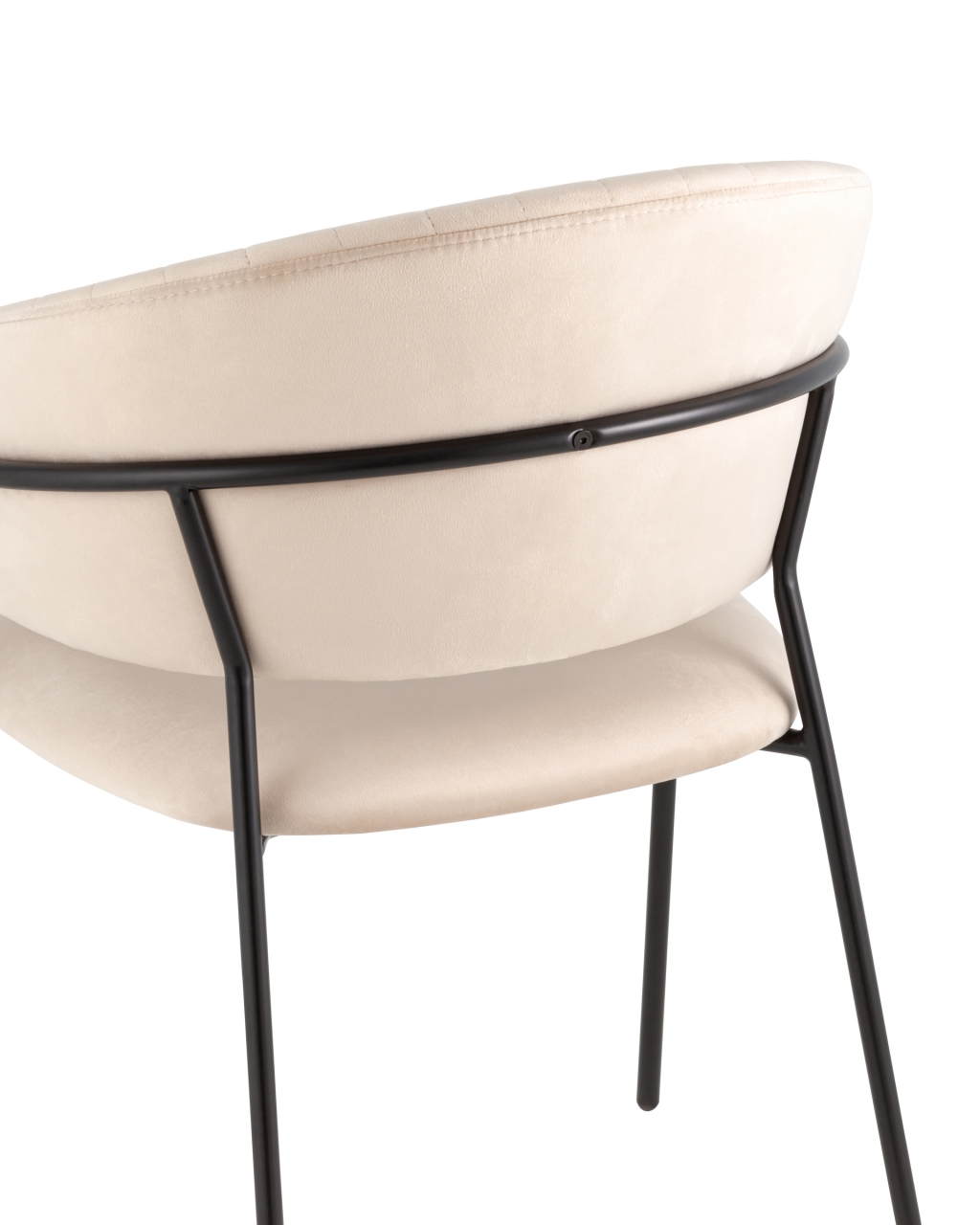 Стул Бруно велюр Кремовый