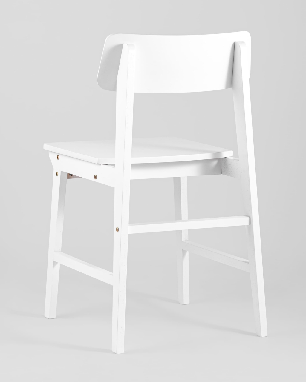 Стул ODEN WOOD x2 из массива гевеи Белый