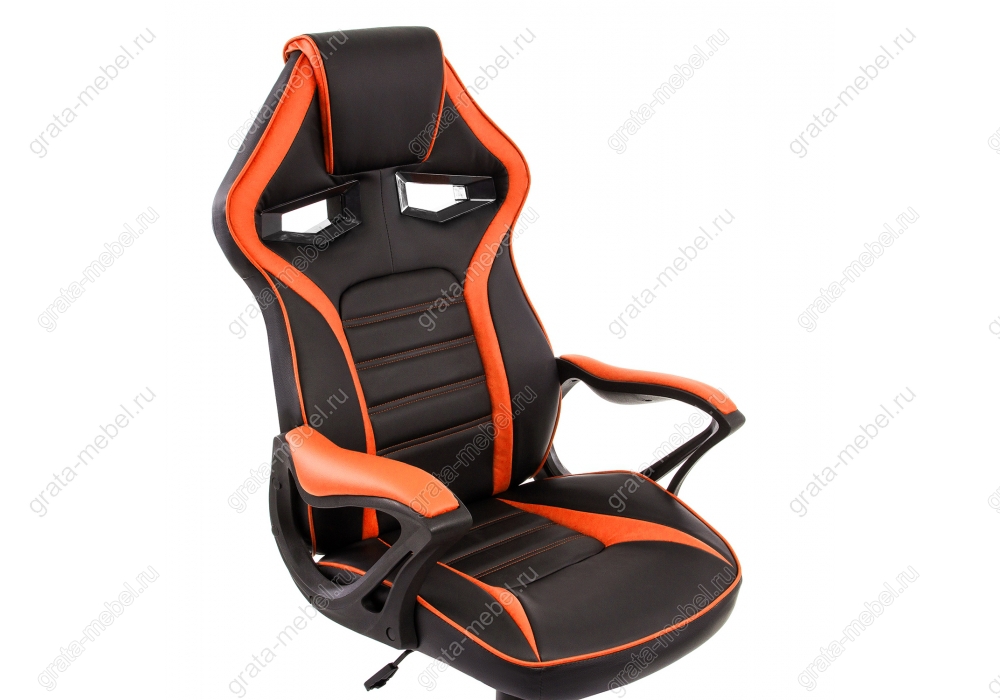 Компьютерное кресло Monza черное / оранжевое