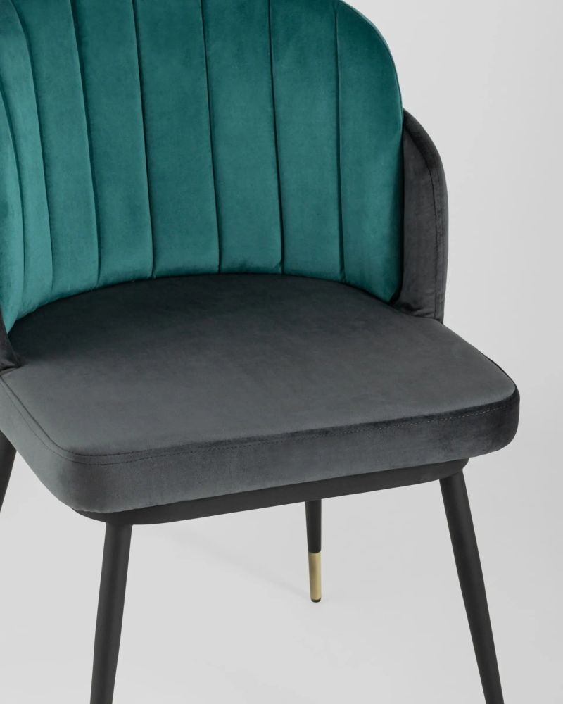 Стул мягкий Пенелопа бирюзовый 2 шт