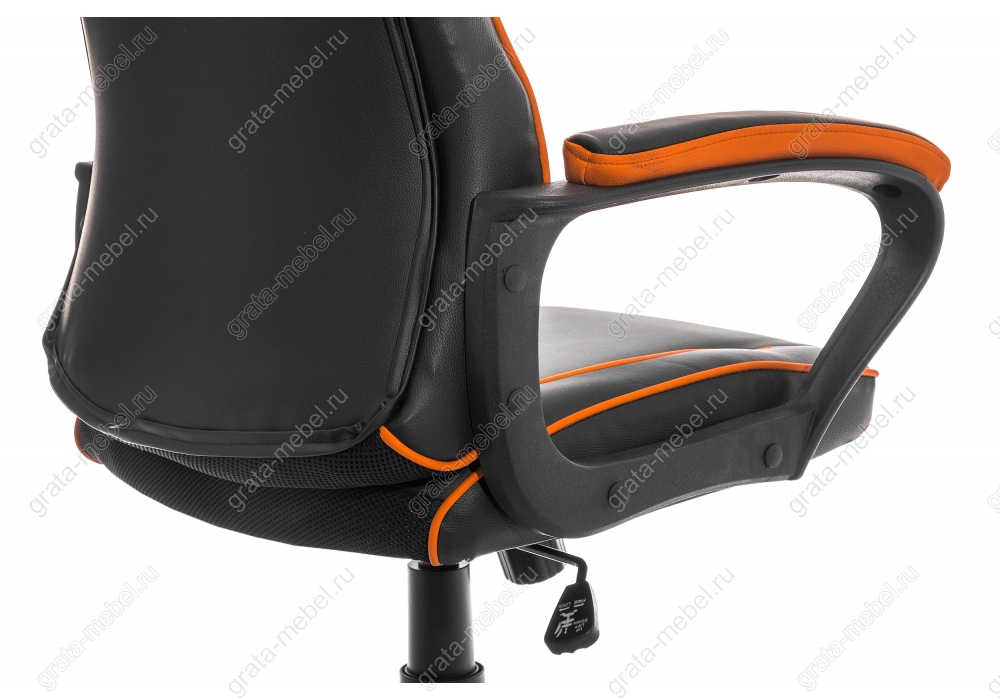 Стул Anger черное / оранжевое