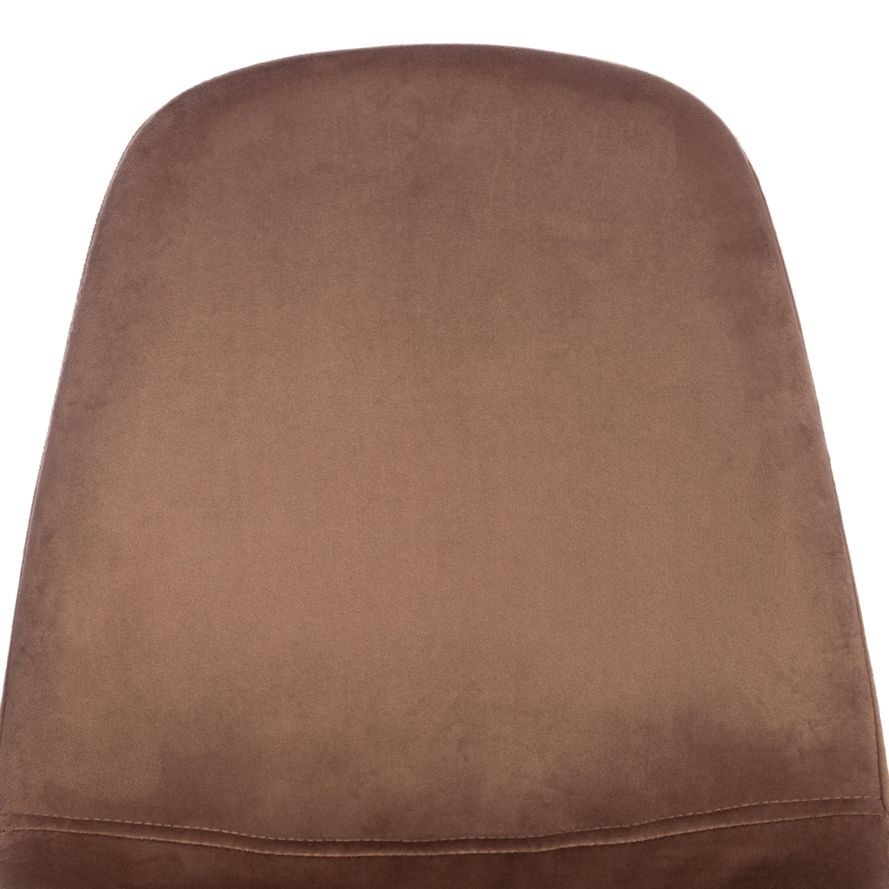 Стул BREEZE (mod. 4724) вельвет/металл, 44 х 53 х 87 см, Brown (коричневый) HLR11 / орех