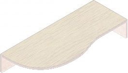 Подставка для монитора Р.Н-2 Дуб Кронберг правая