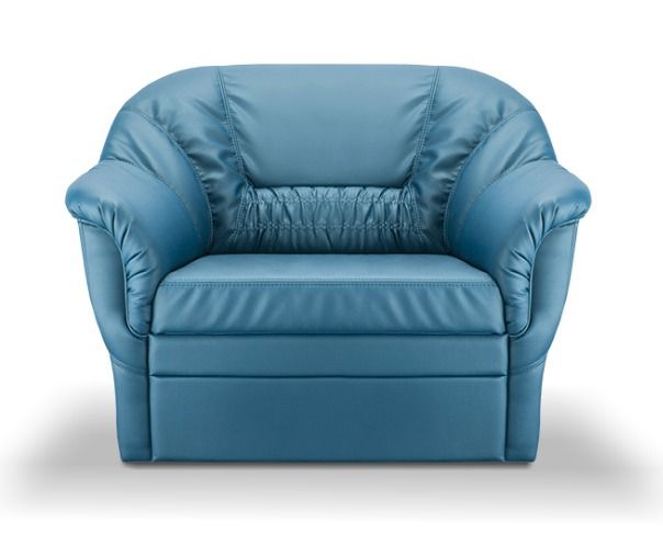 Кресло Премьер 1 Голубое (экокожа)