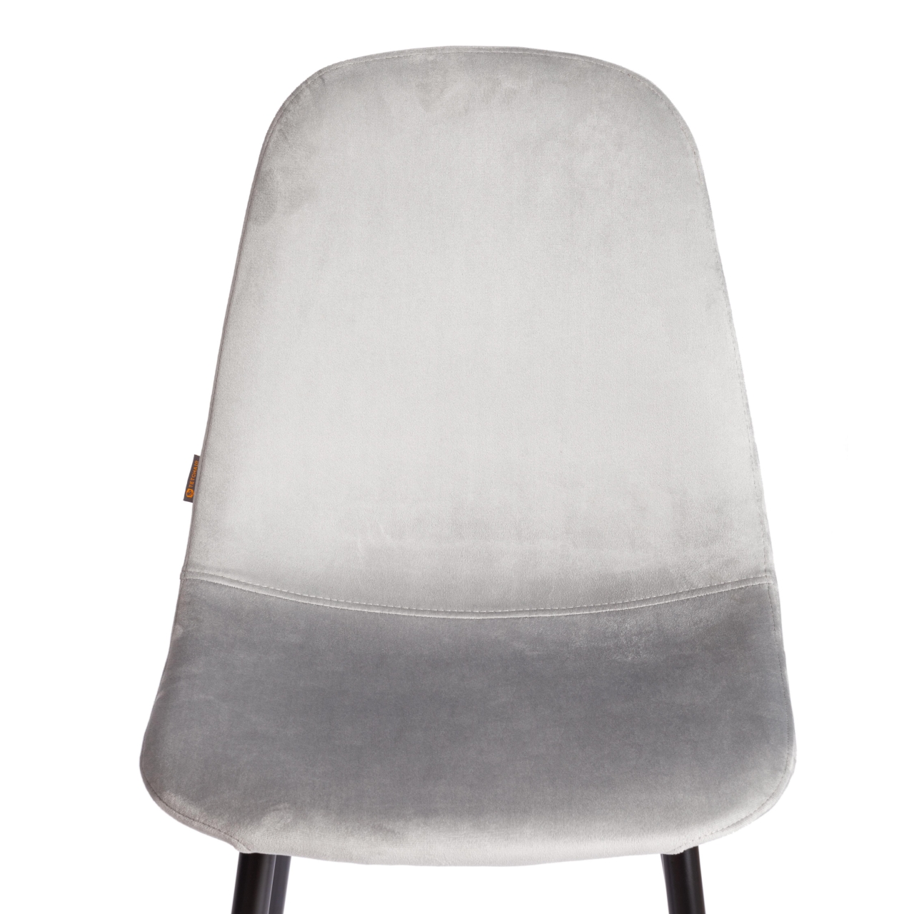 Стул BREEZE (mod. JSC-58) Велюр/металл , 44 х 53 х 86 см, grey (серый) HLR 19 / черный