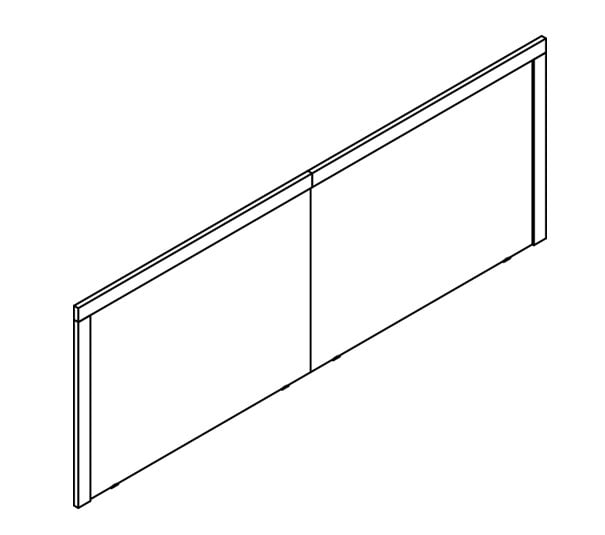 Изголовье напольное KPS 1627 Белый