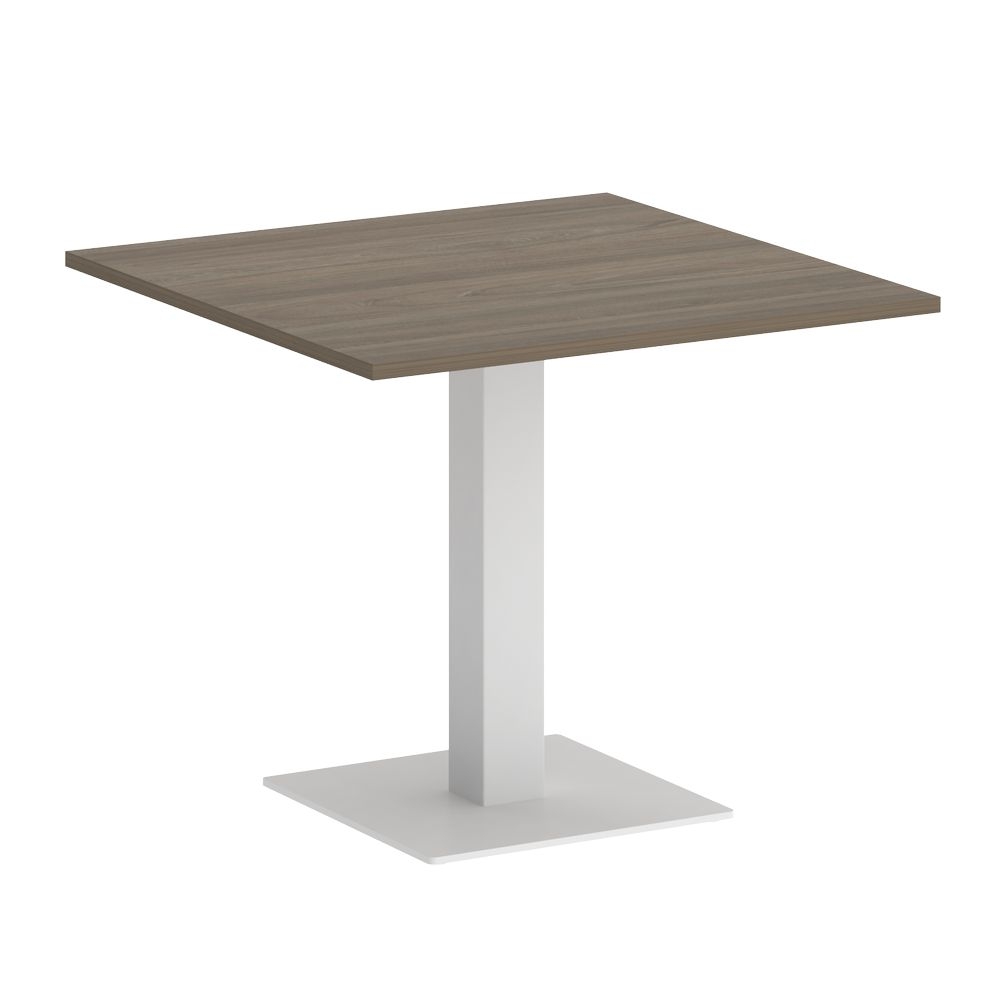 Стол журнальный квадратный HOME OFFICE VR.SP-5-90.2 Вяз Благородный/Белый металл