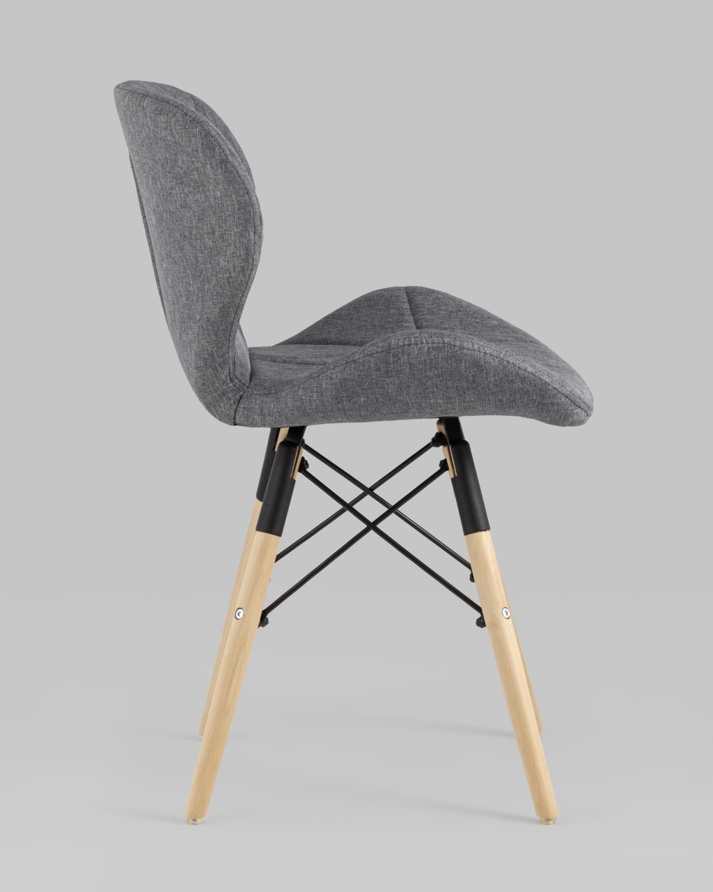 Стул Бон рогожка Темно-серый