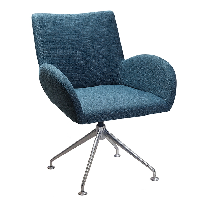 Кресло Henrik Spider CR Сканди Блю Арт