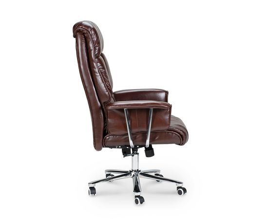 Кресло офисное Президент Коричневая экокожа
