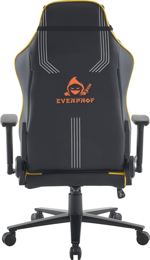 Кресло геймерское Everprof Rapid Экокожа Желтый
