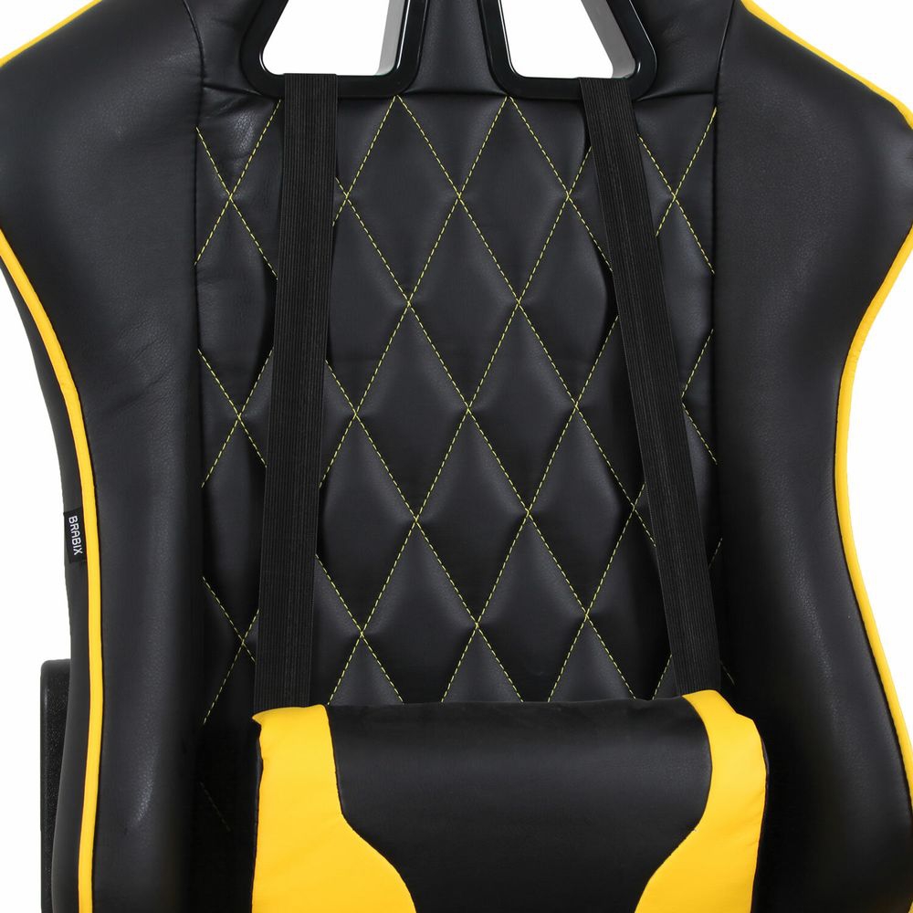 Кресло компьютерное BRABIX GT Master GM-110 Черный-желтый
