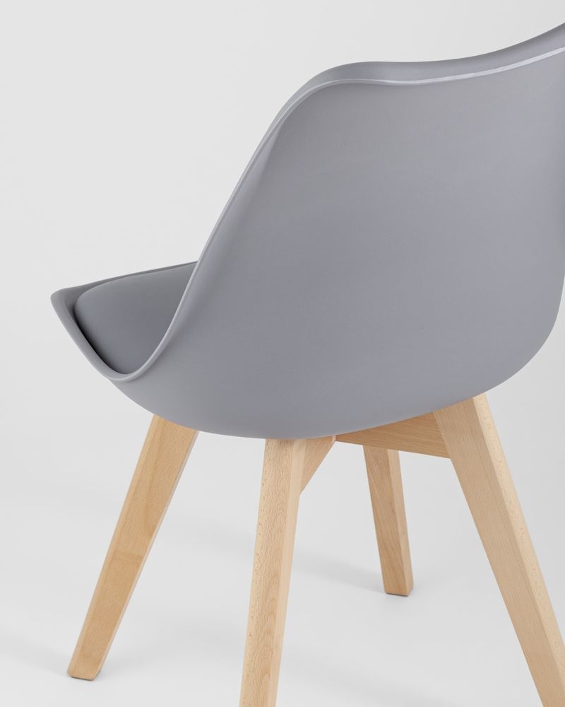 Обеденная группа стол DST, 2 стула Frankfurt Серый