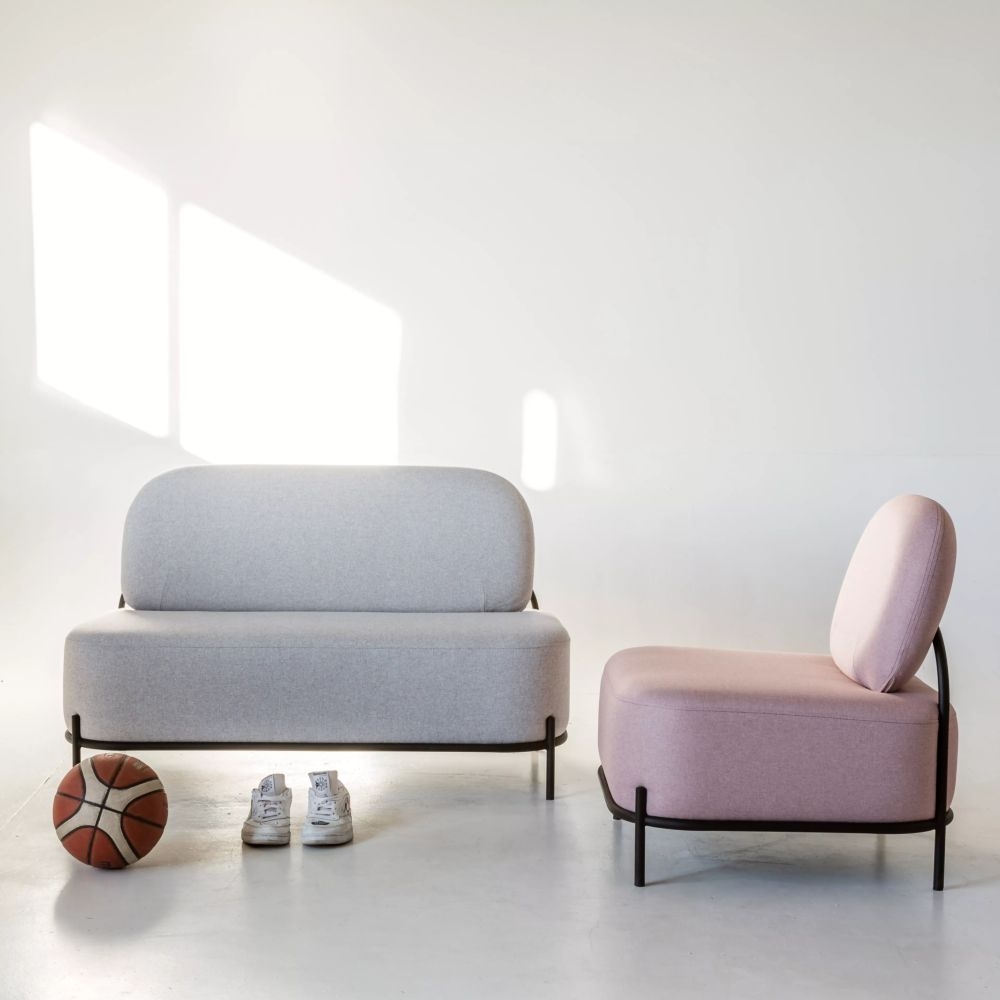 Диван Gawaii 2-х мест Светл серый