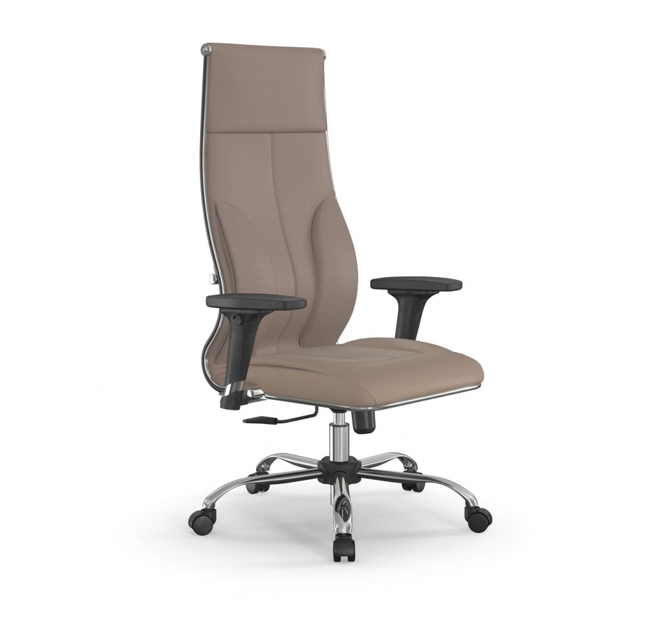 Кресло руководителя Мetta L 1m 46/2D Infinity Easy Clean (MPES) Комплект 5 Темно-бежевое