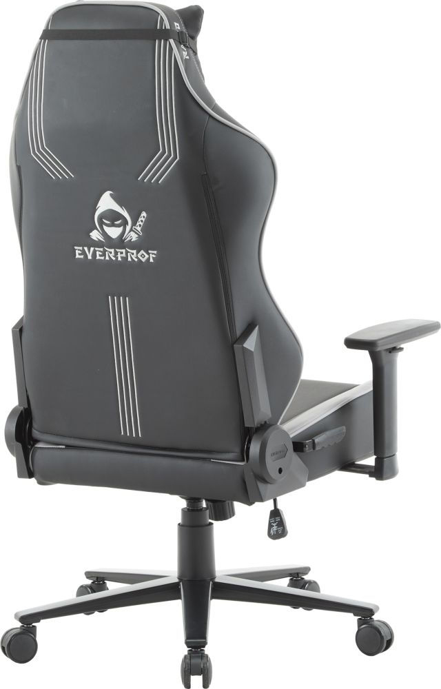 Кресло геймерское Everprof Rapid Экокожа Серый