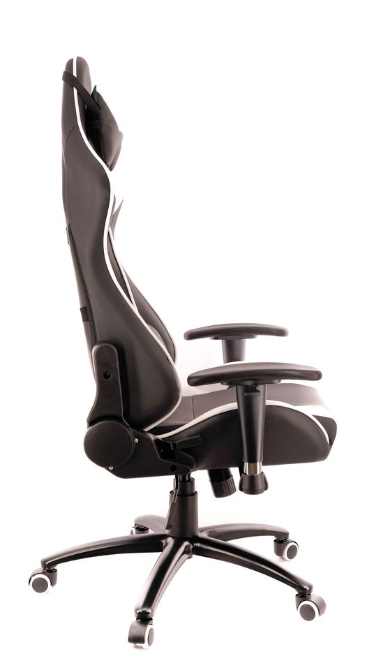Кресло геймерское Everprof Lotus S6  Экокожа Черный Белый