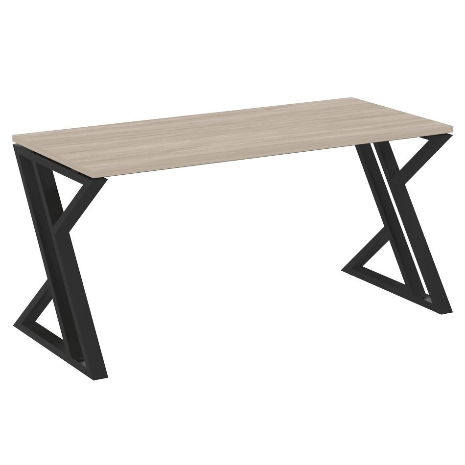 Стол рабочий LOFT VR.L-SRZ-4.7 Металл черный Дуб Аттик