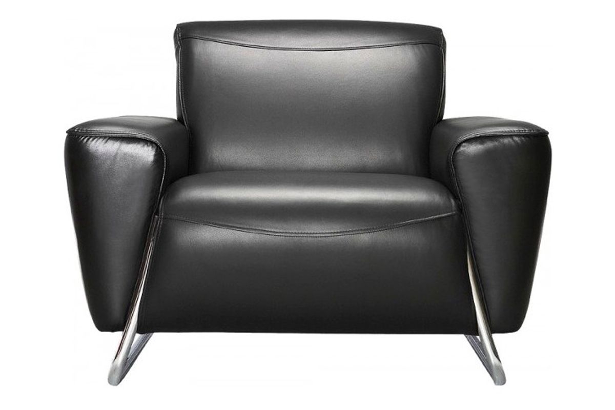 Кресло Чикаго 1 Черное (экокожа)