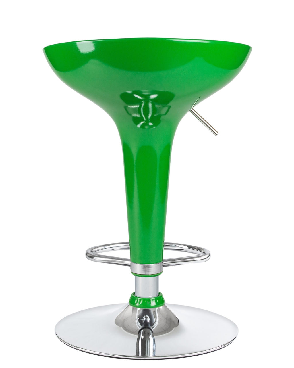 Стул барный DOBRIN BOMBA Зеленый металлик