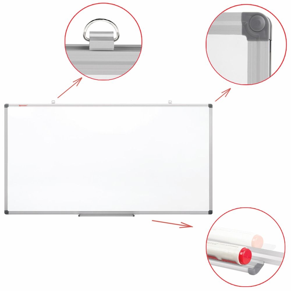 Доска магнитно-маркерная BRAUBERG Extra 120х240 см