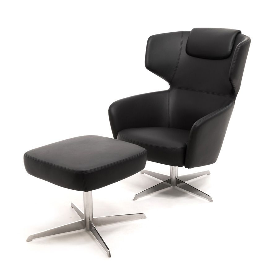 Кресло Recliner VENTO High R7 Dakota black Черное