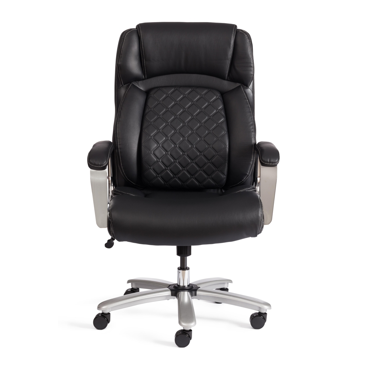 Кресло Atlant рецикл. кожа/иск. кожа, черный