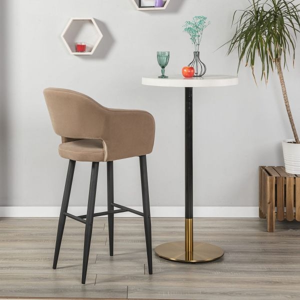 Кресло Бар Oscar Б Diag beige/черный