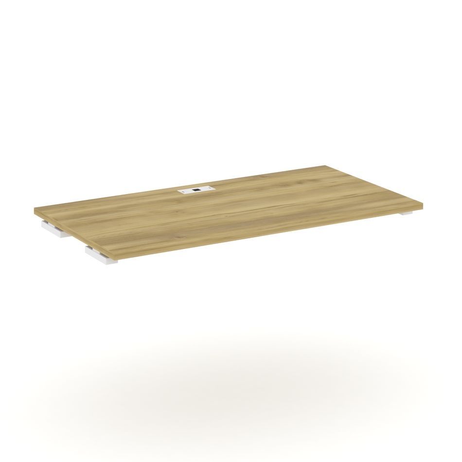 Стол-приставка к двум опорным тумбам/шкафам CONCEPT CN.OSPR-007 Дуб Винченцо Белый