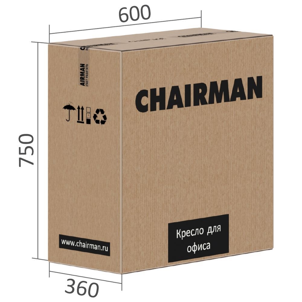 Кресло руководителя CHAIRMAN CХ588 Серый / CH588