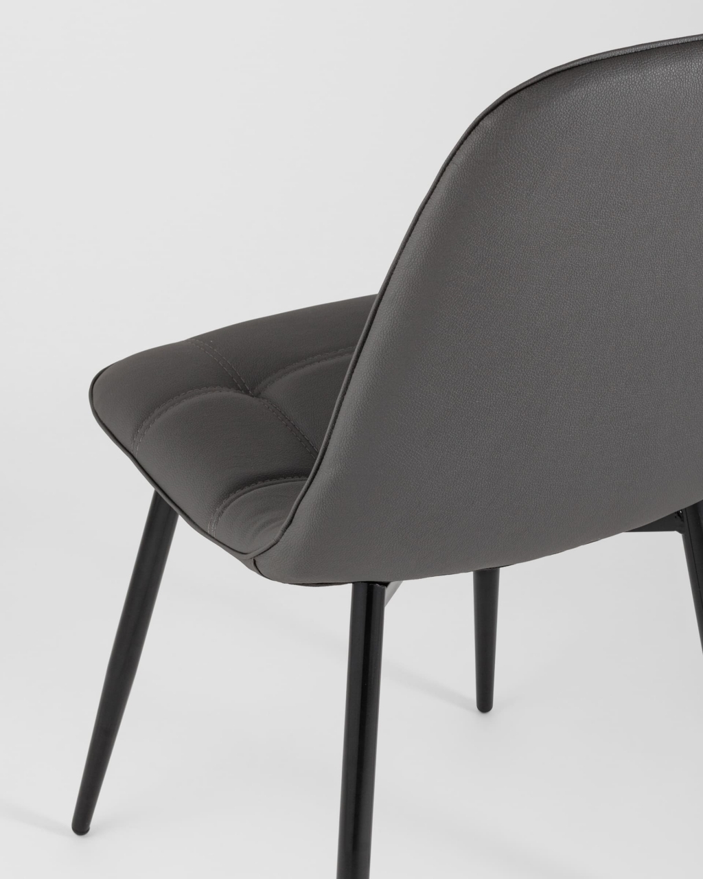 Стул Тейлор экокожа Тёмно-серый