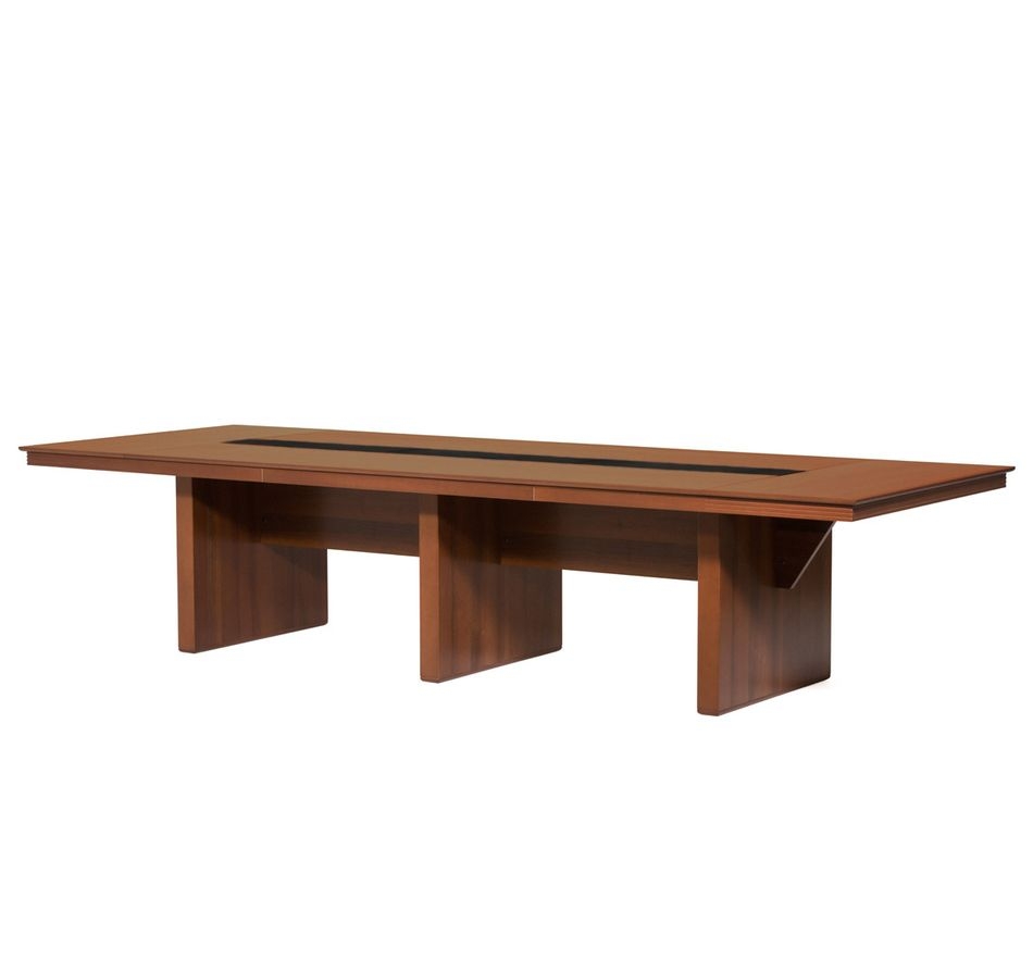 Стол для переговоров 234 LAGO 105 1103 WALM/SC BLACK Итальянский орех Черный