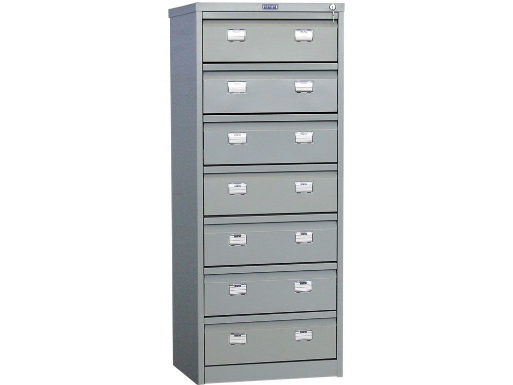 Картотечный шкаф металлический AFC-07